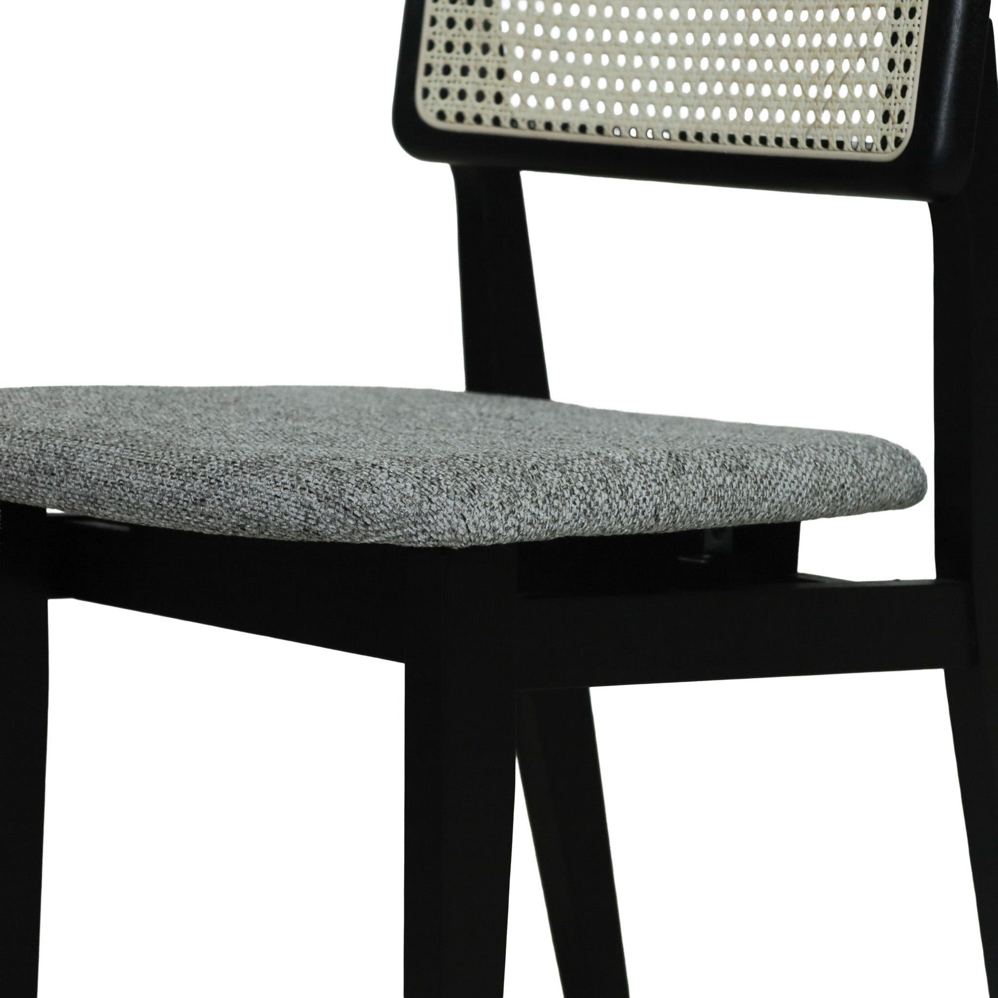 Silla de Comedor Rafia - GRIS