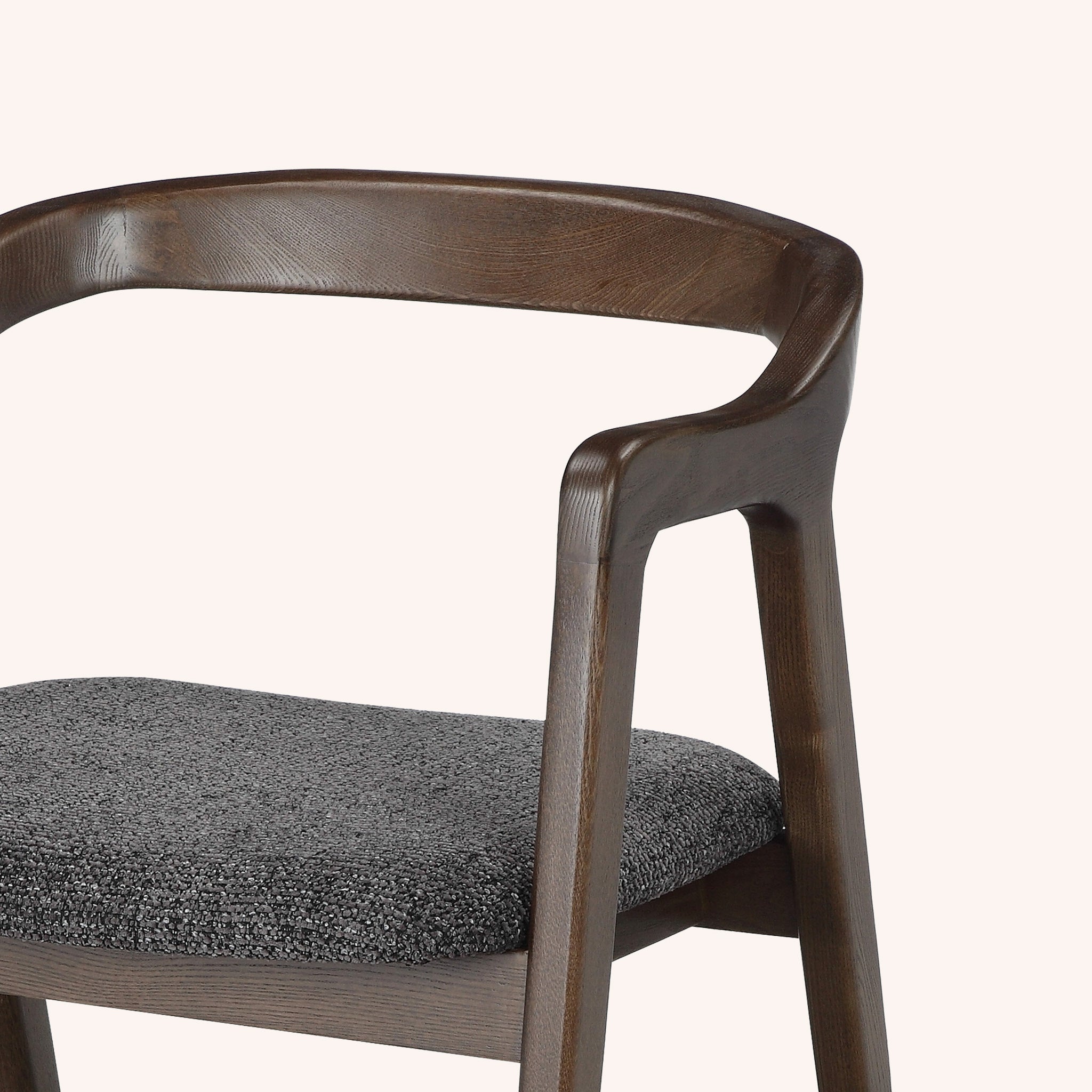 Silla de Comedor Pedro - GRIS Y CHOCOLATE