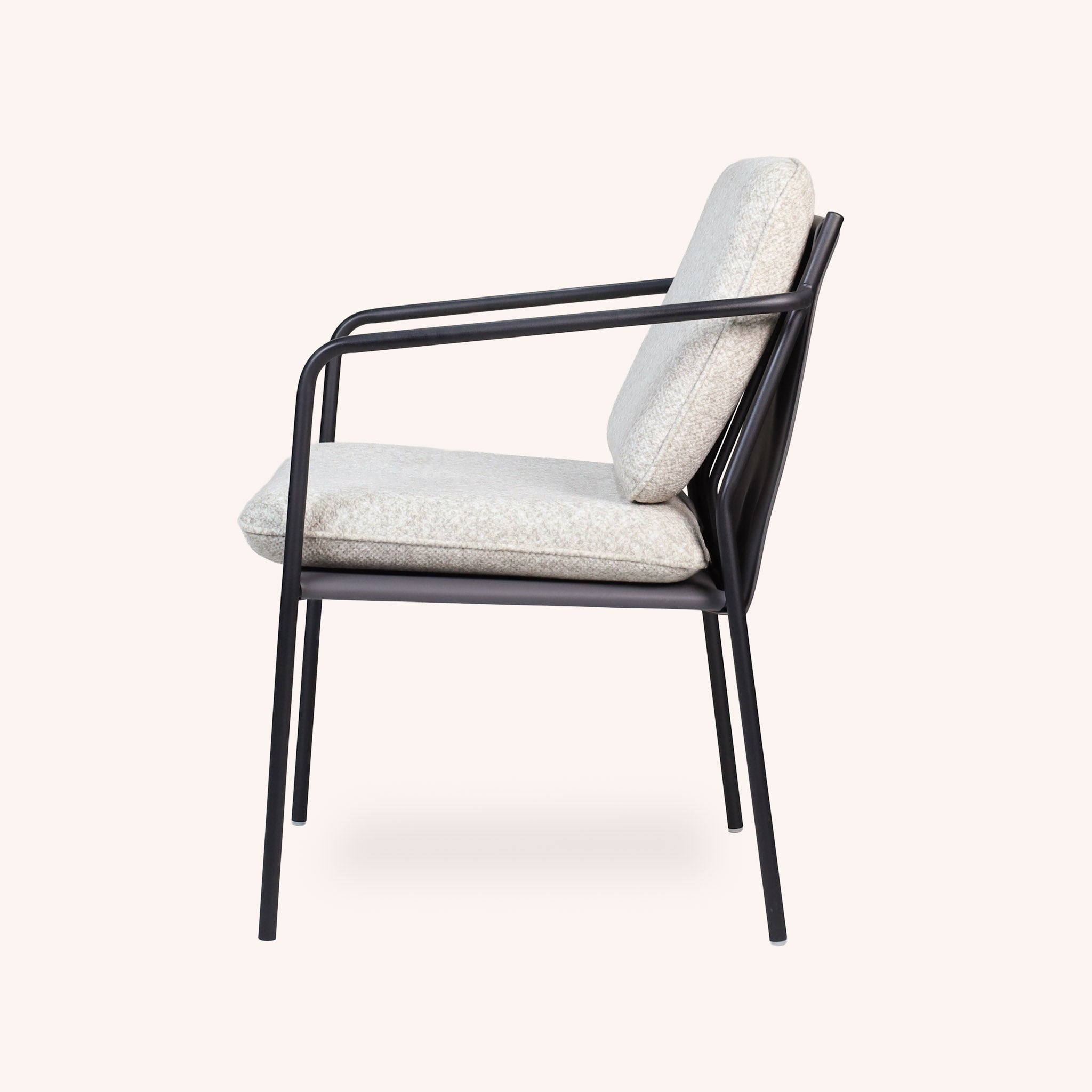 Silla de Comedor Steward - BLANCO/NEG
