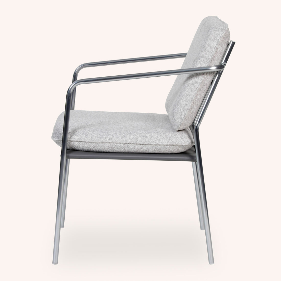 Silla de Comedor Steward - BLANCO/PLAT