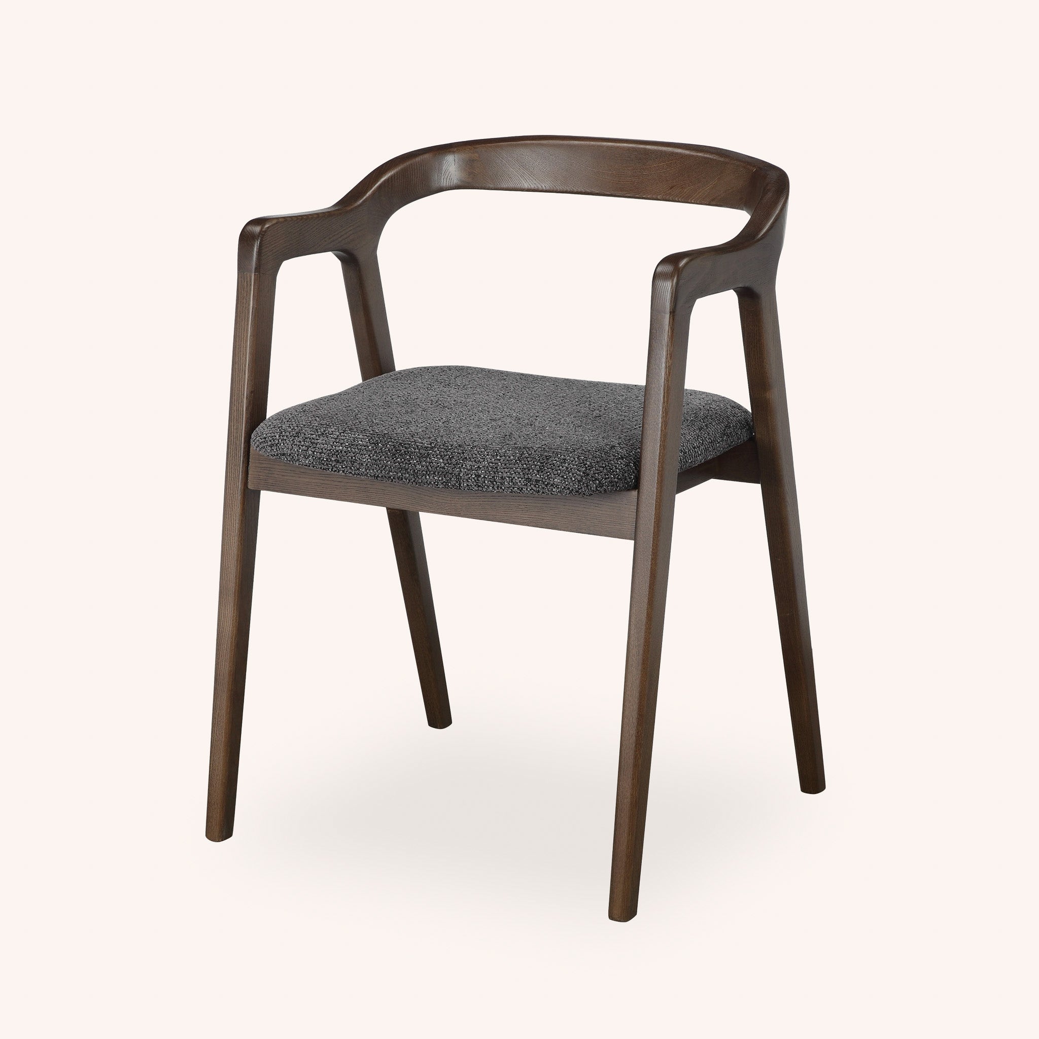 Silla de Comedor Pedro - GRIS Y CHOCOLATE