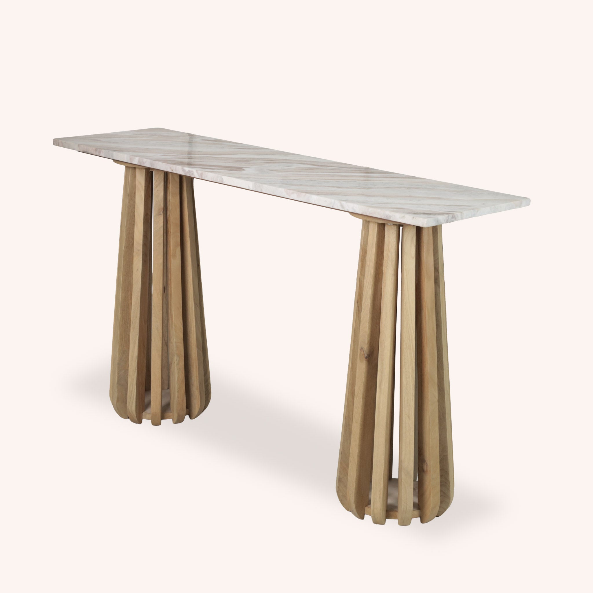 Consola Hema - BLANCO/ROBLE