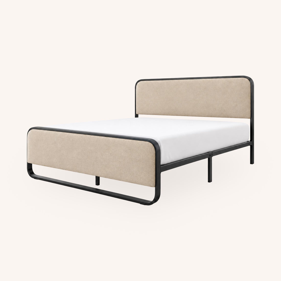 Cama Queen Arnasia - BEIGE
