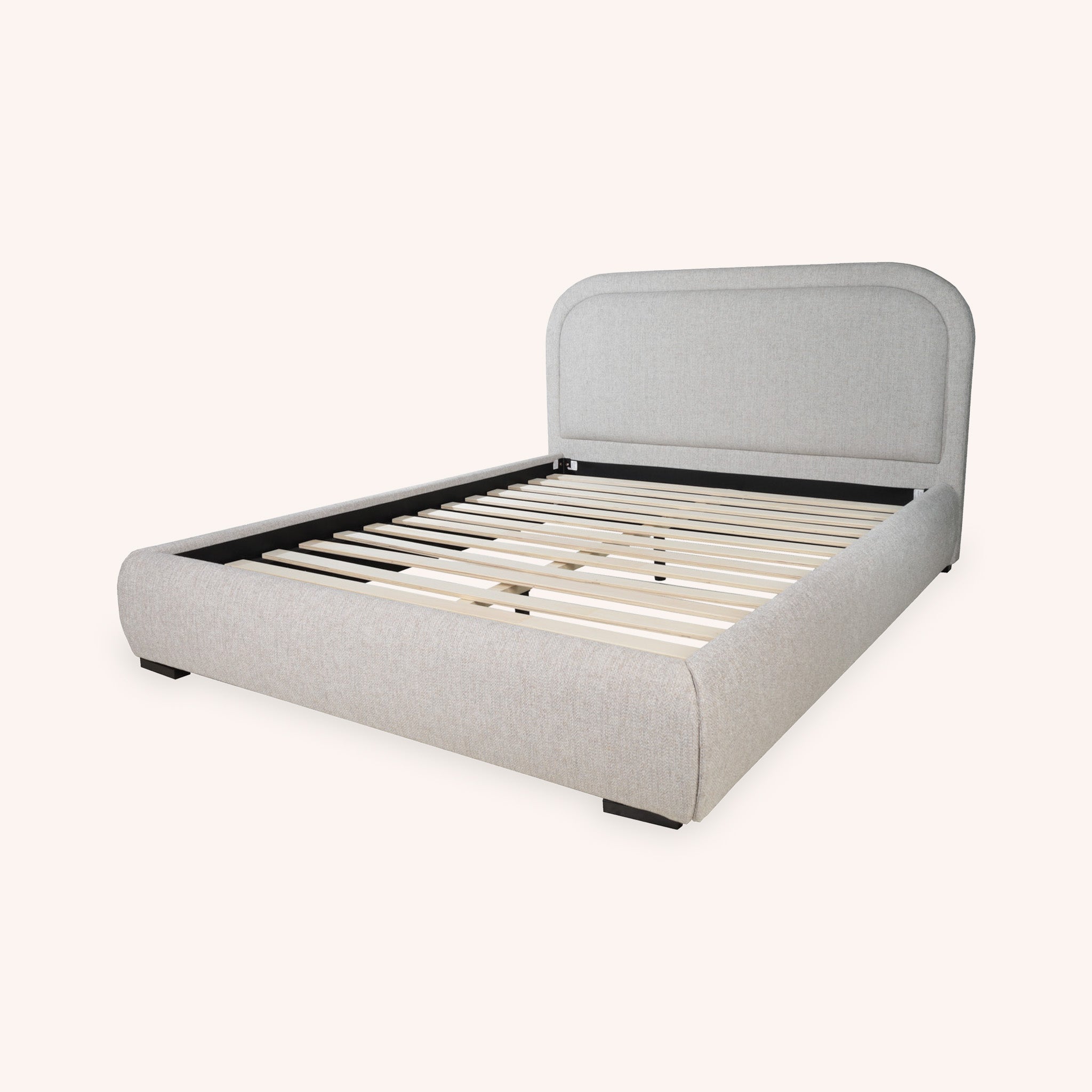 Cama Queen Elara - CREMA - Q