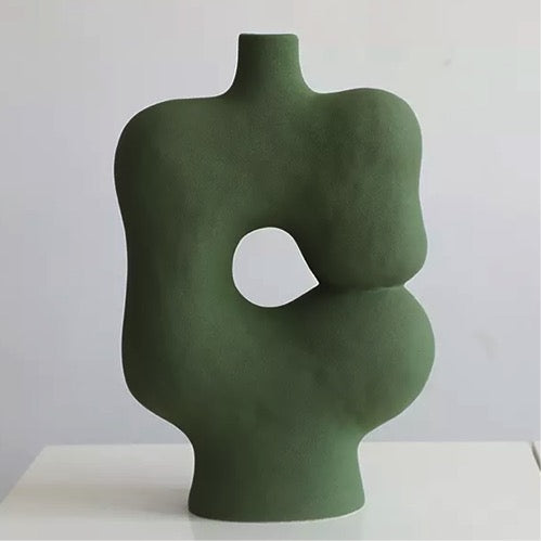 Florero de Ceramica Arazyn - VERDE
