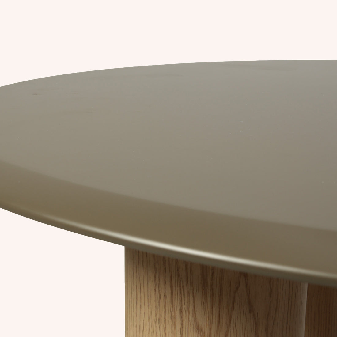 Mesa de Comedor Redonda Arabella - VERDE Y NATURAL