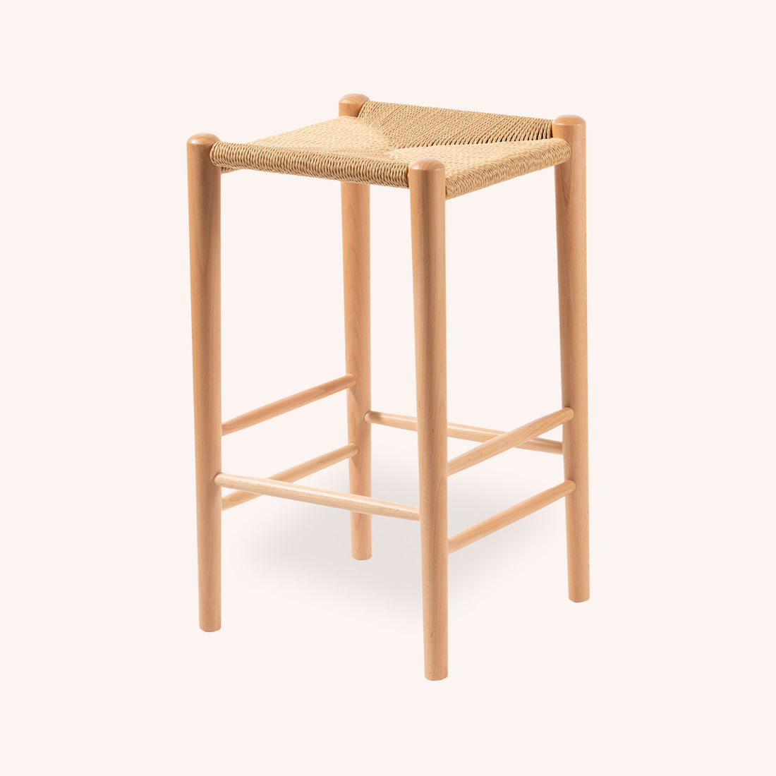 Silla de Bar Solin - NATURAL