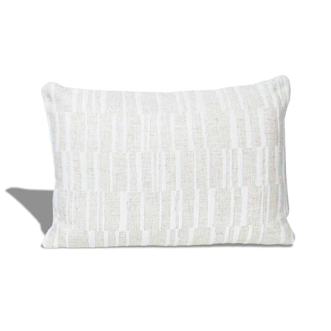 Cojín Rectangular Zanedin - BEIGE Y BLANCO