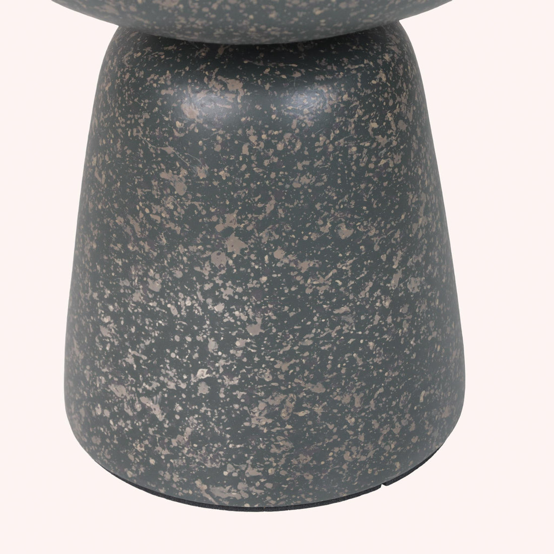 Mesa Lateral Redonda Quartz - GRIS OSCURO