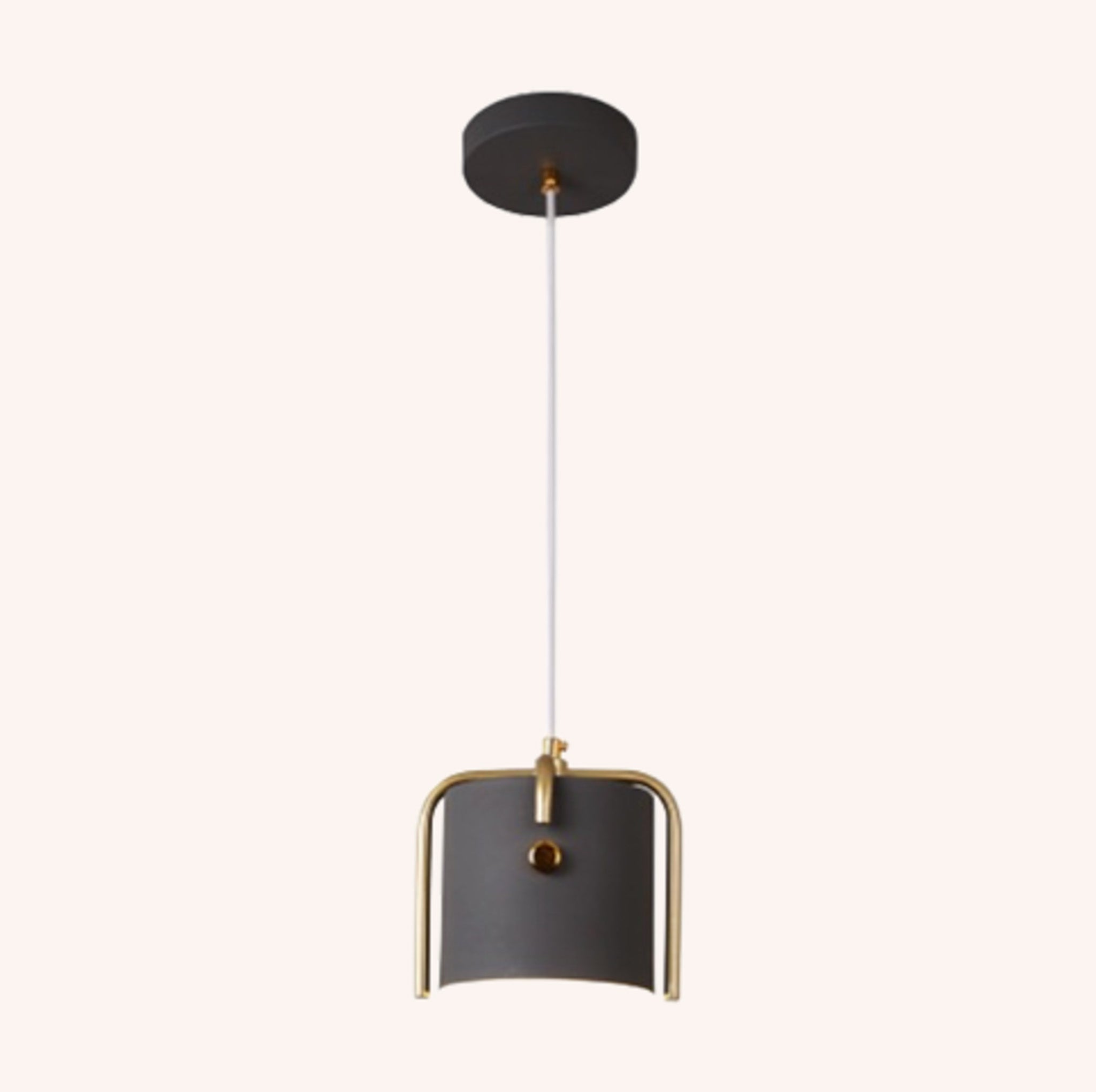 Lámpara de Techo Boutique - Gris y Dorado