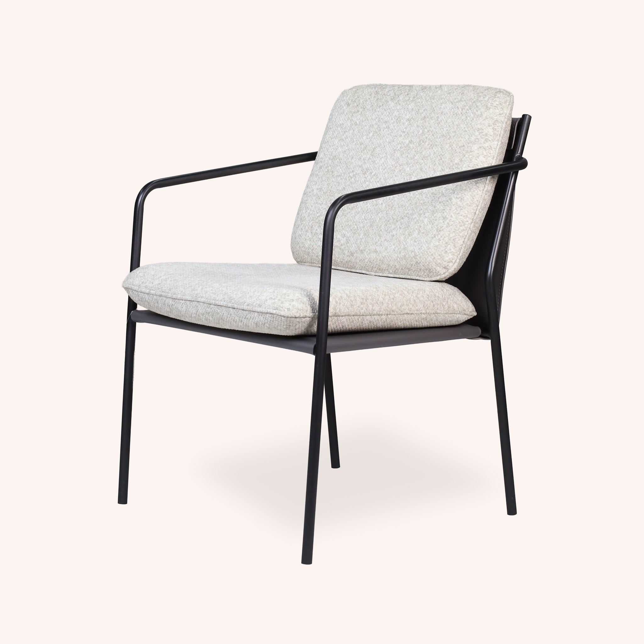 Silla de Comedor Steward - BLANCO/NEG