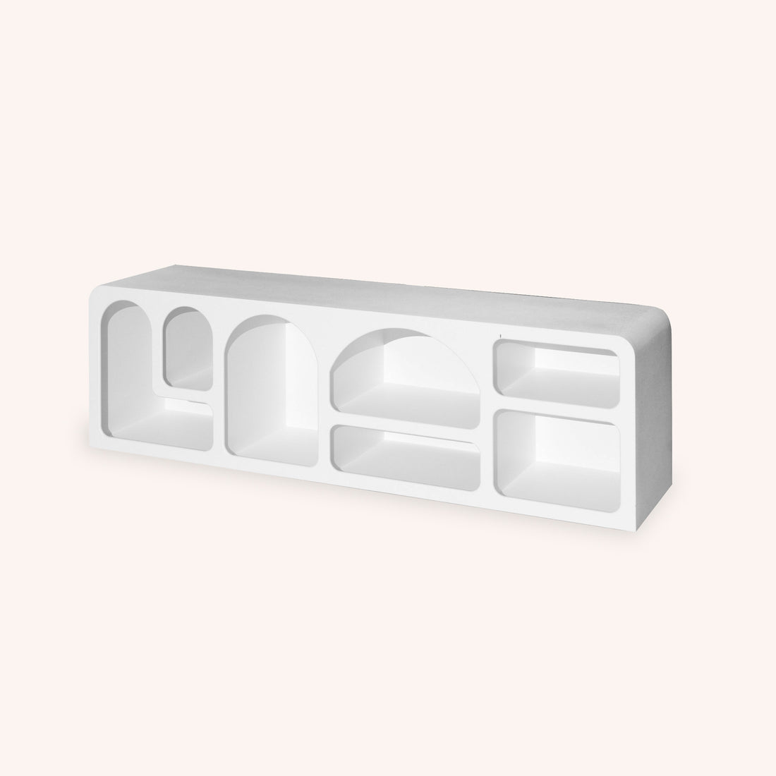 Mueble de TV de Piso Odessa - BLANCO