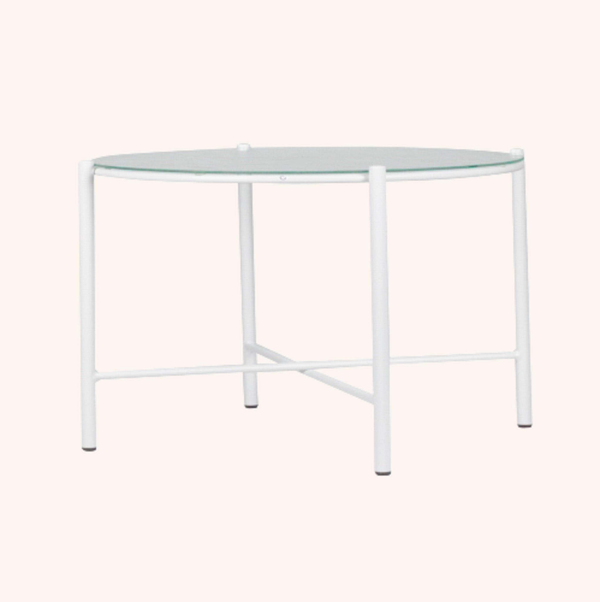 Mesa de Centro Redonda Aura - BLANCO