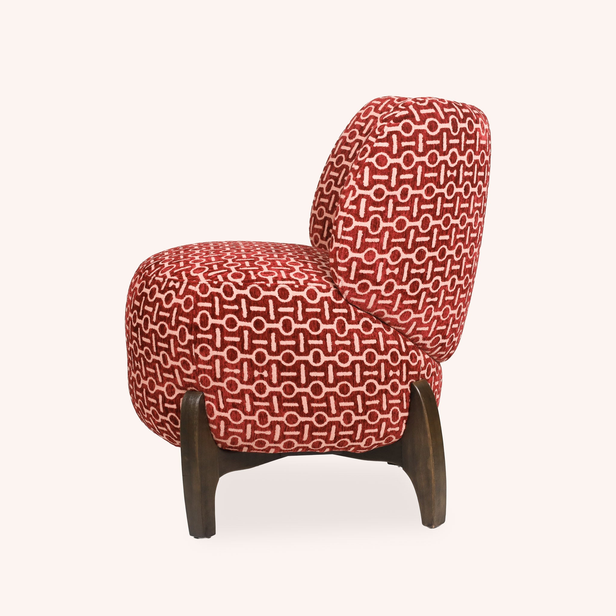 Poltrona Bini - ROJO/CREMA