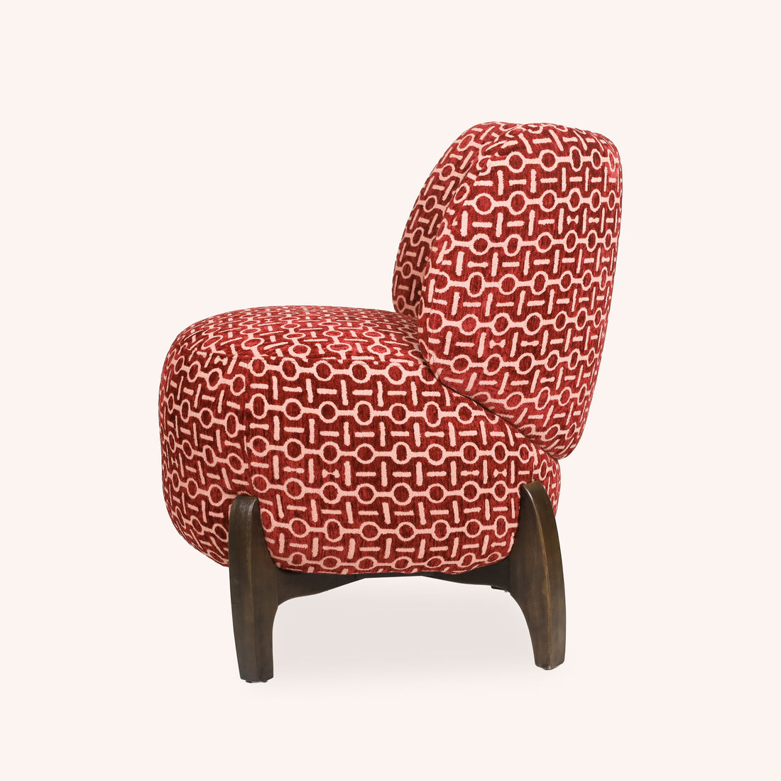 Poltrona Bini - ROJO/CREMA