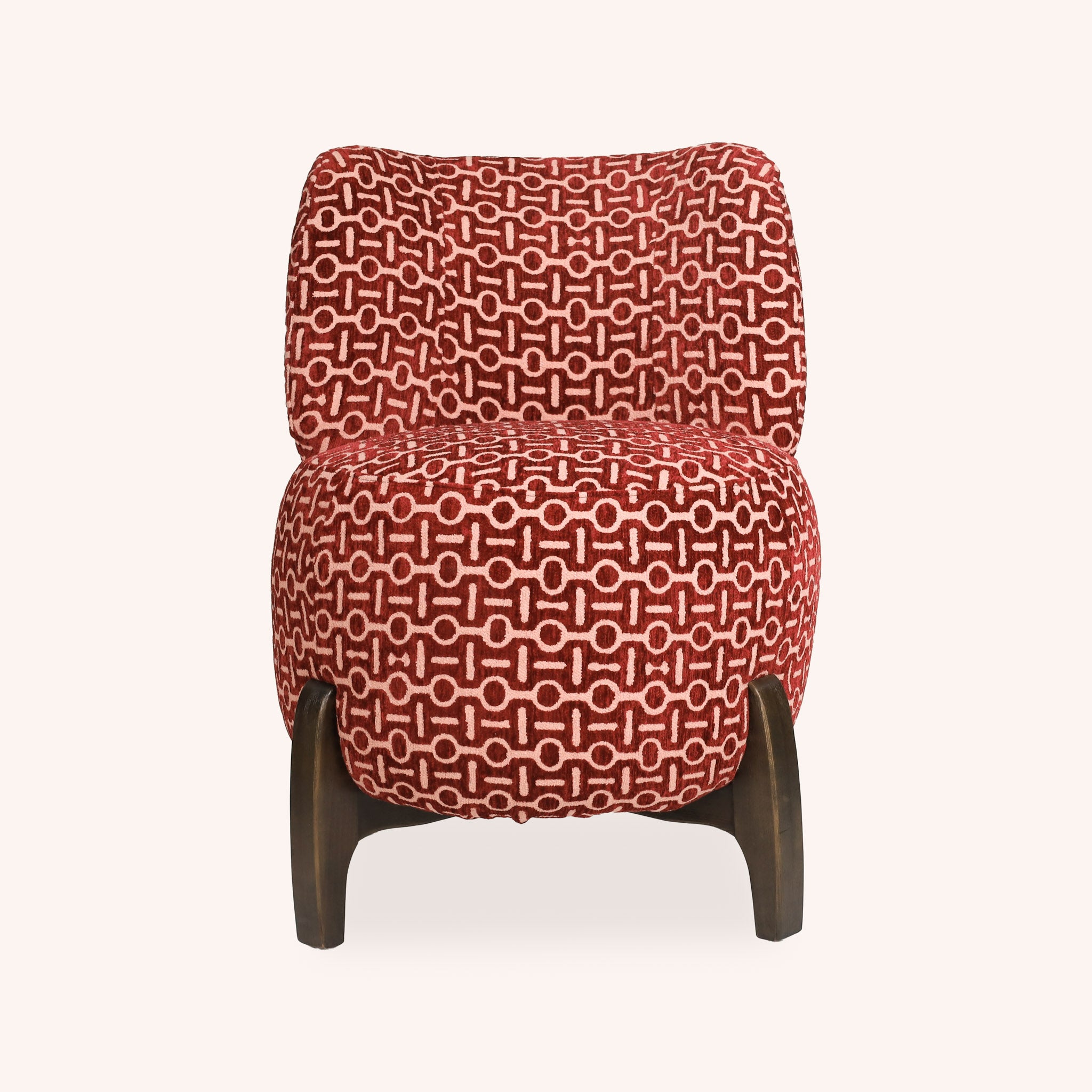 Poltrona Bini - ROJO/CREMA