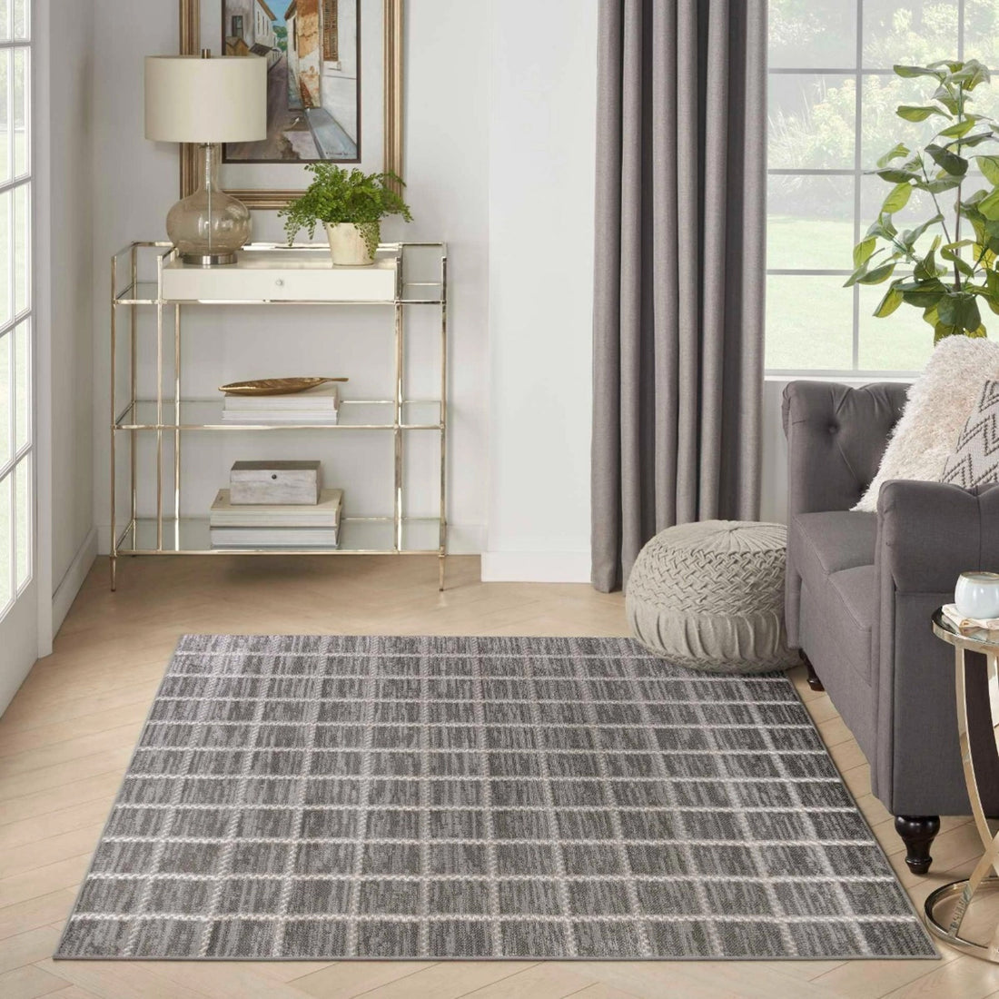 Alfombra Rectangular Axis - GRIS