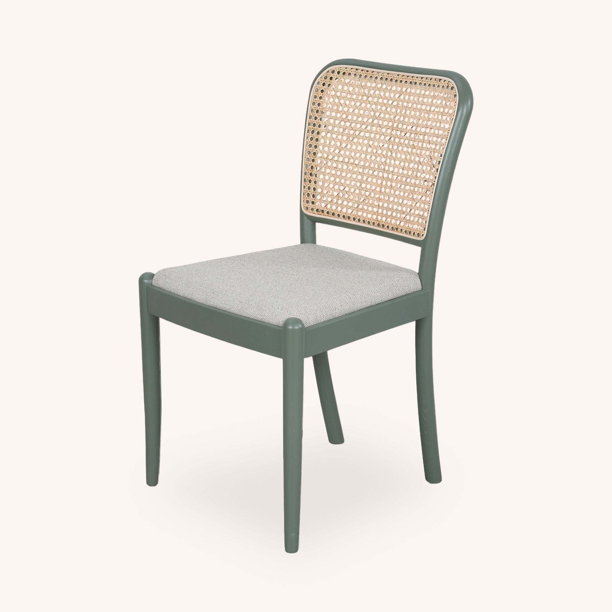 Silla de Comedor Luma - VERDE Y CREMA