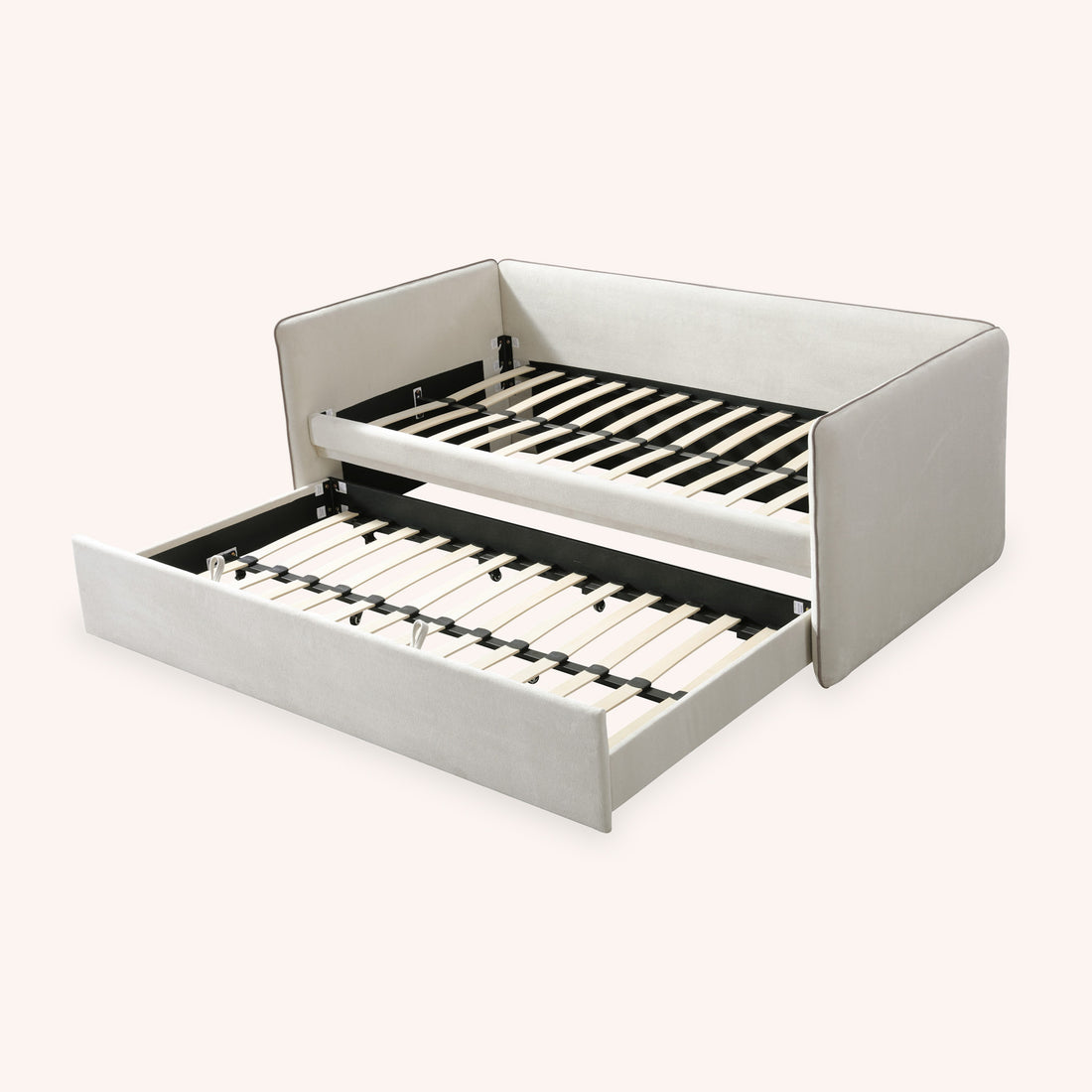 Cama Daybed Twin Andy - OFF WHITE Y GRIS