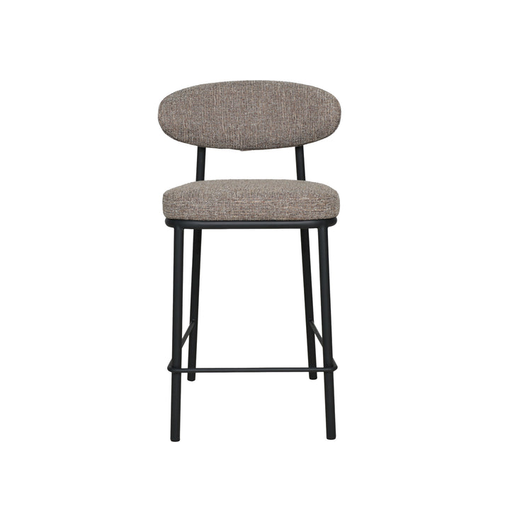 Silla de Bar Redding - BEIGE Y CHOCOLATE