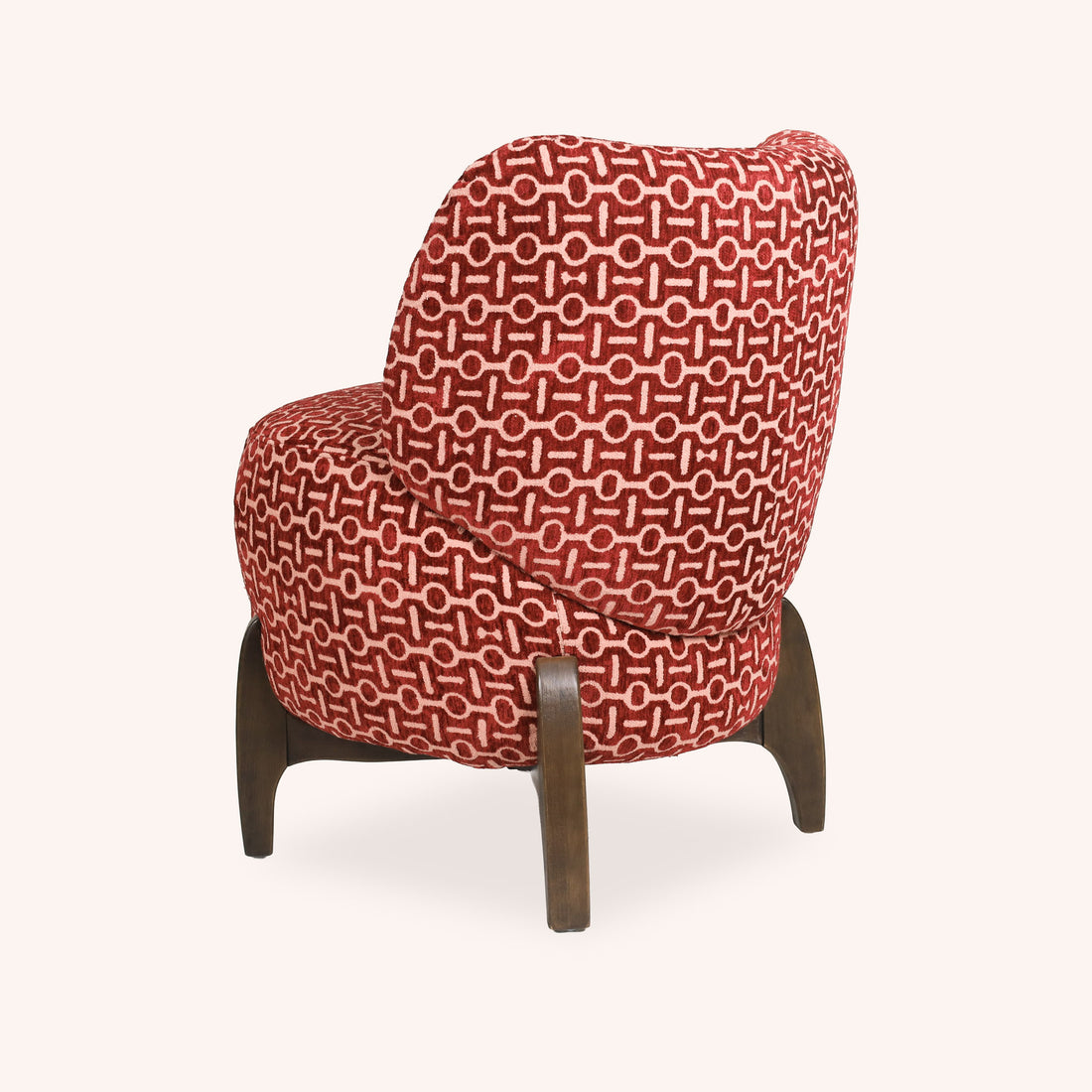 Poltrona Bini - ROJO/CREMA