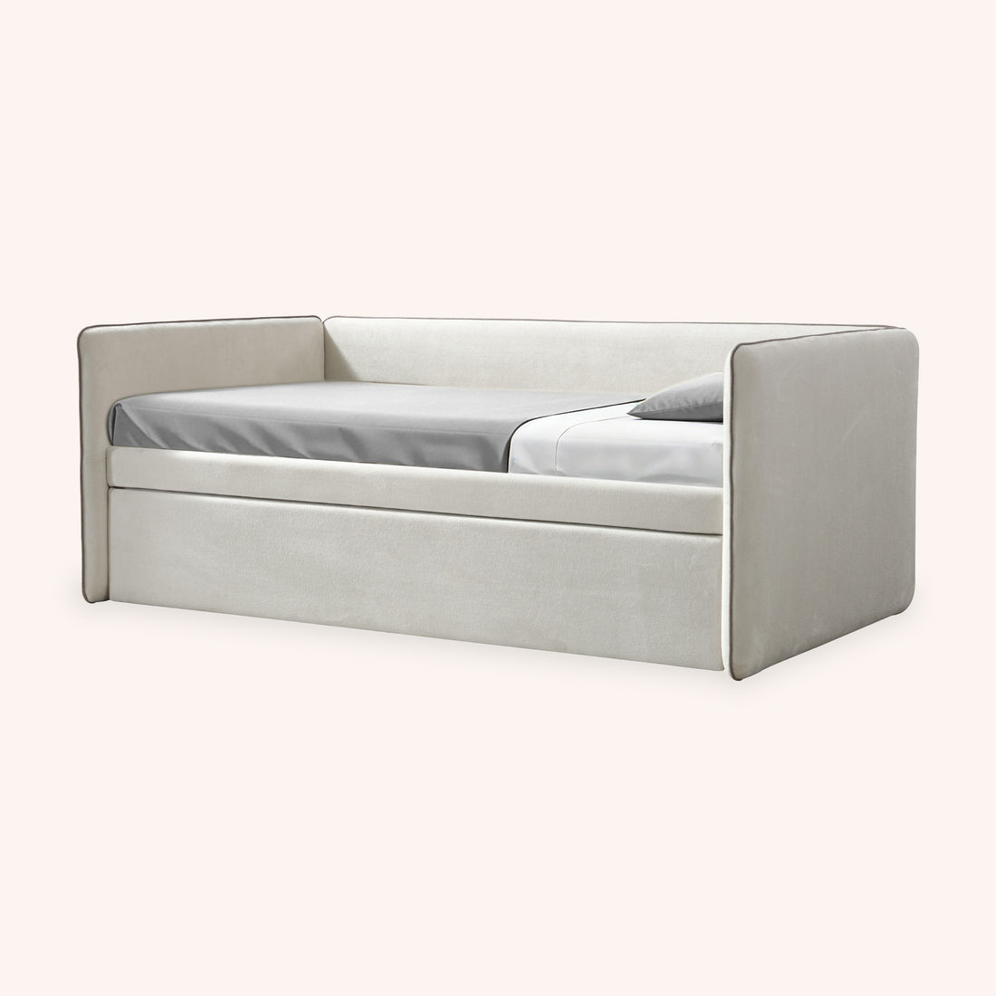 Cama Daybed Twin Andy - OFF WHITE Y GRIS