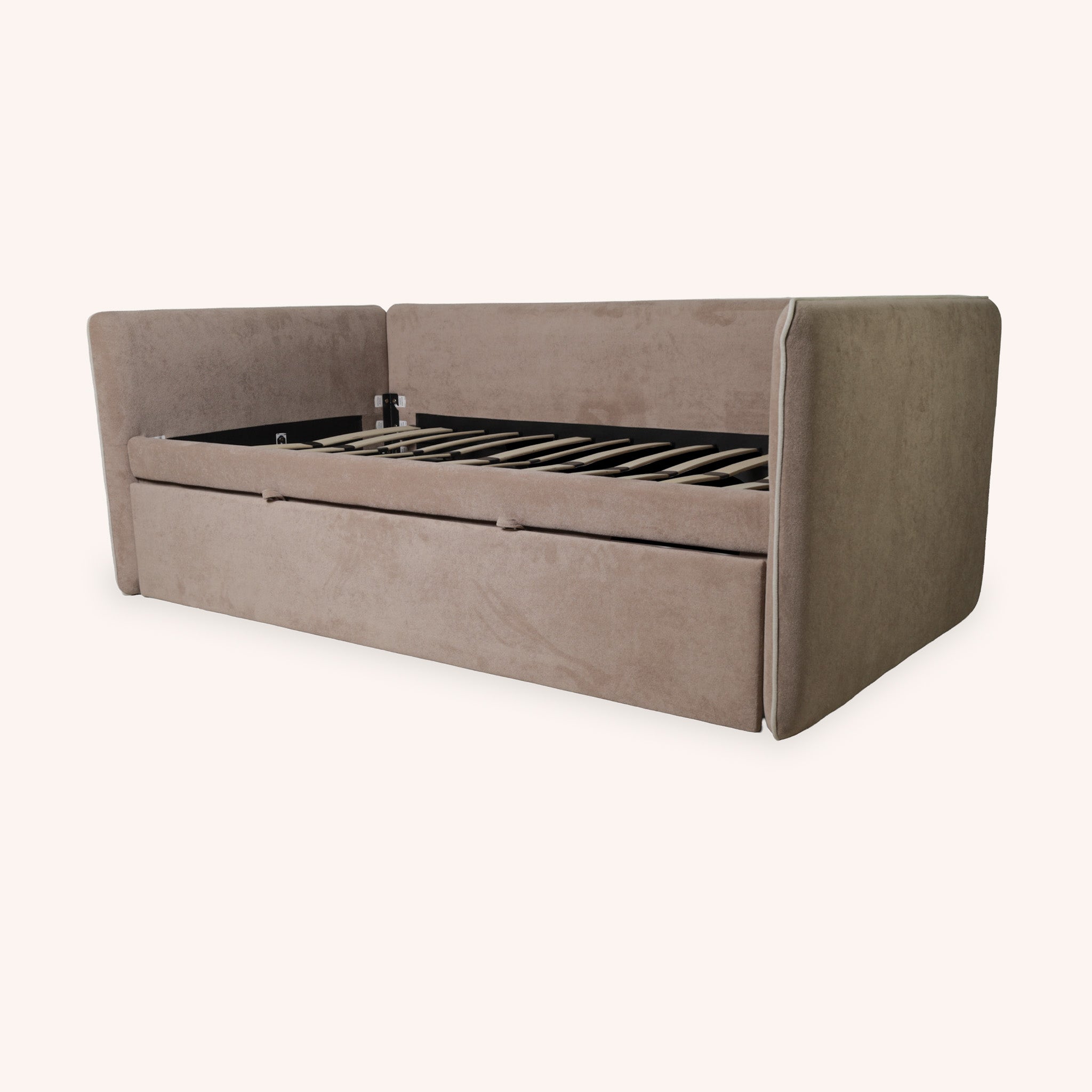 Cama Daybed Twin Andy - CHOCOLATE Y OFF WHITE