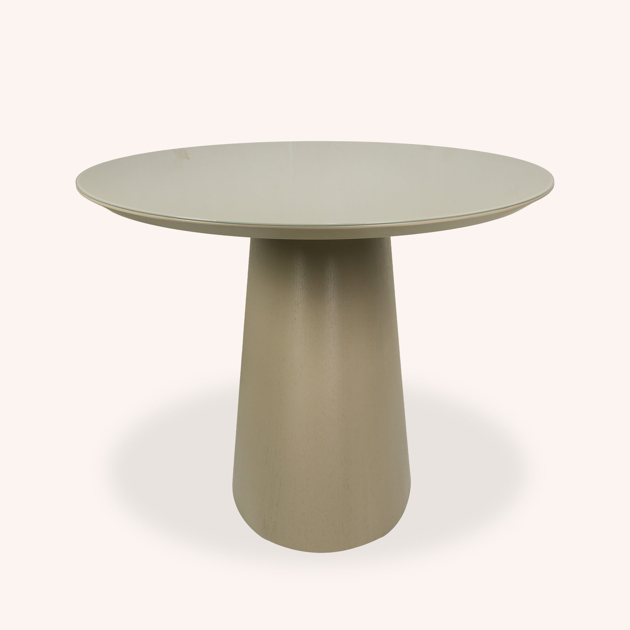 Mesa de Comedor Ovalada Verona - TONO TAUPE