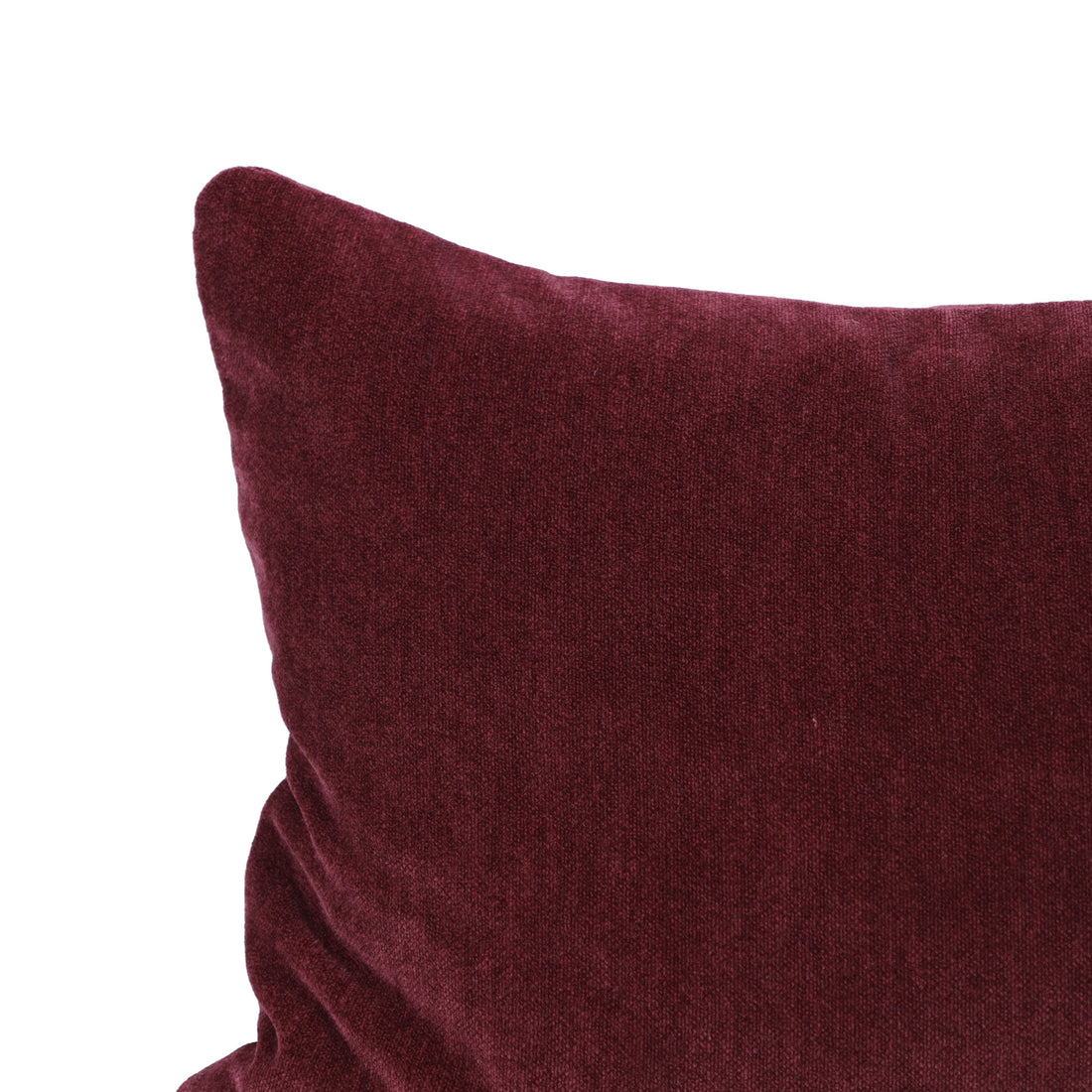 Cojín Rectangular Hassar - ROJO VINO