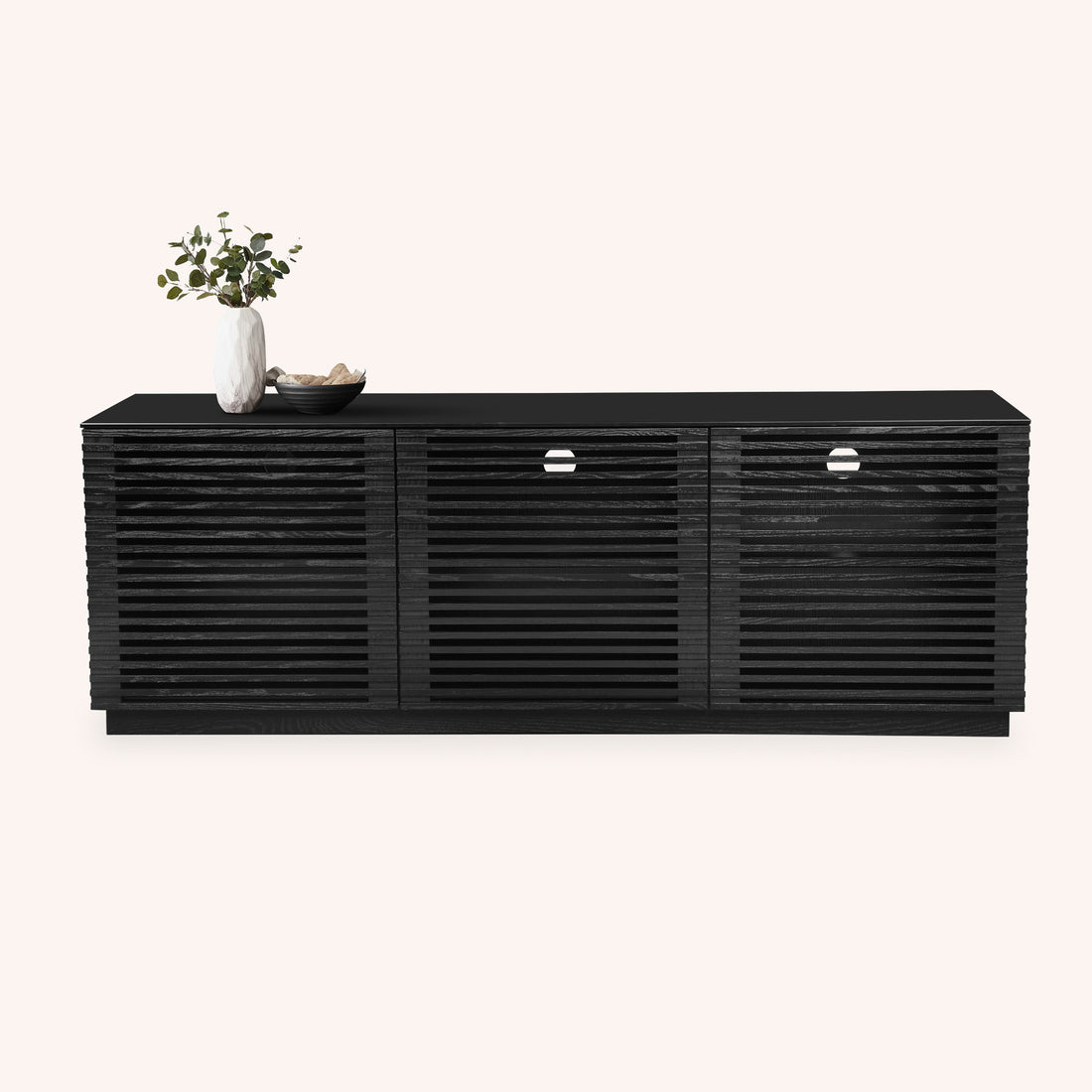 Mueble de TV de Piso New Palo - NEGRO