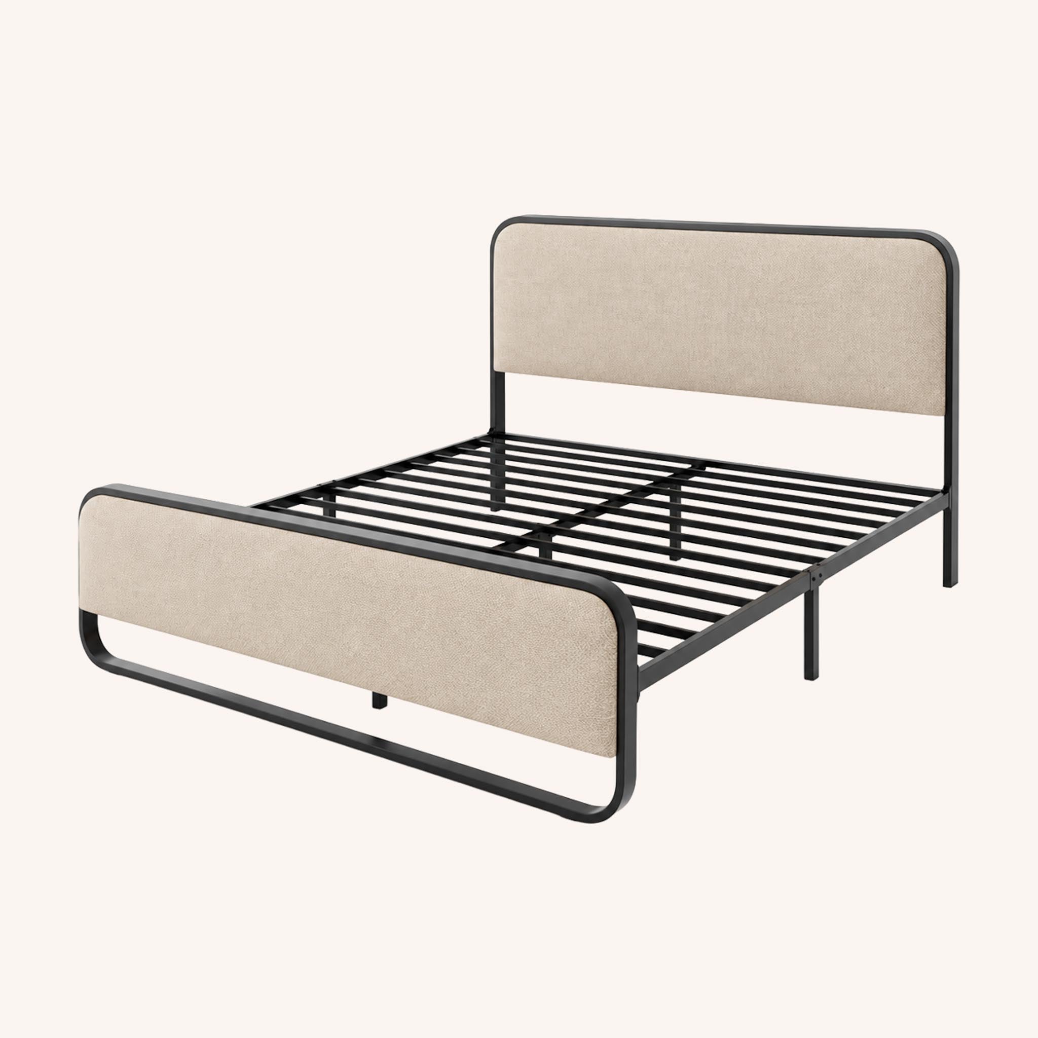 Cama Queen Arnasia - BEIGE
