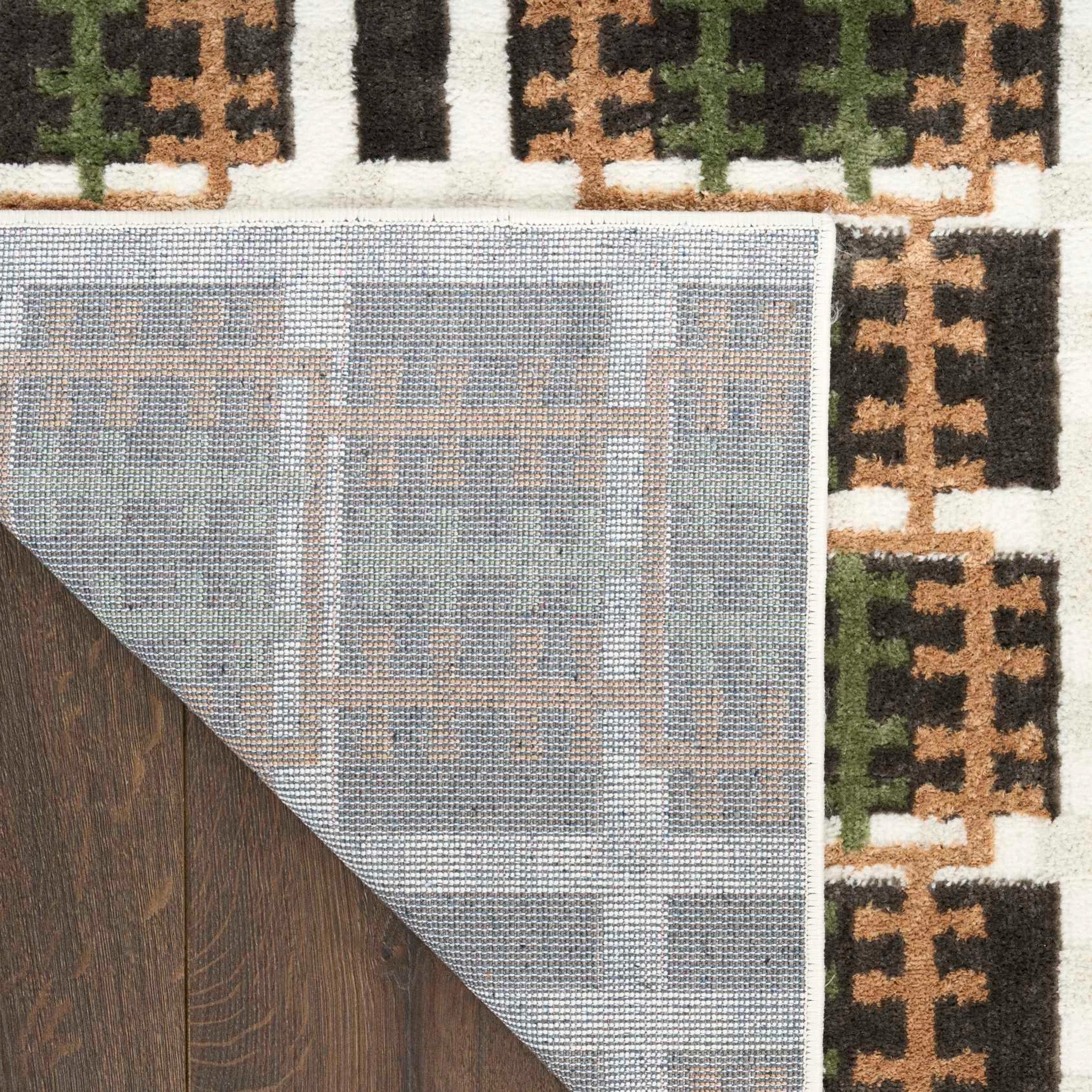 Alfombra Rectangular Retro - CHOCO