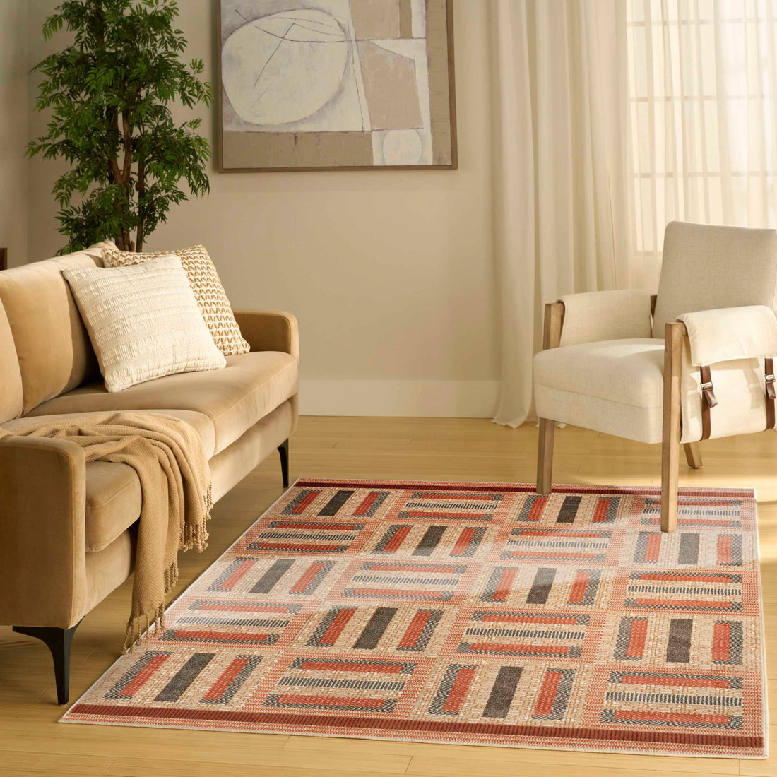 Alfombra Rectangular Kora - MULTICOLOR