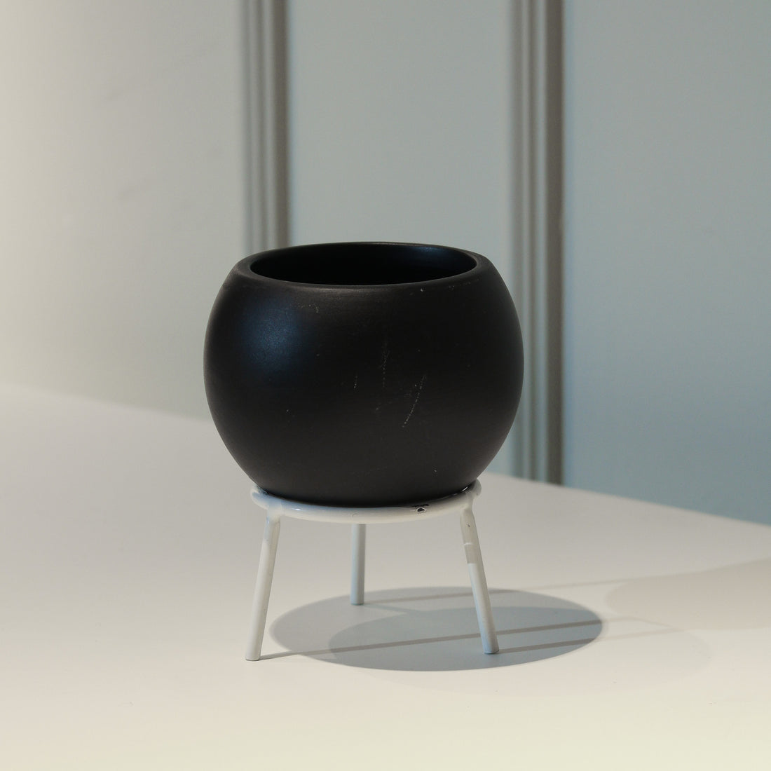 Pote de Cerámica – Mall Pequeño - NEGRO