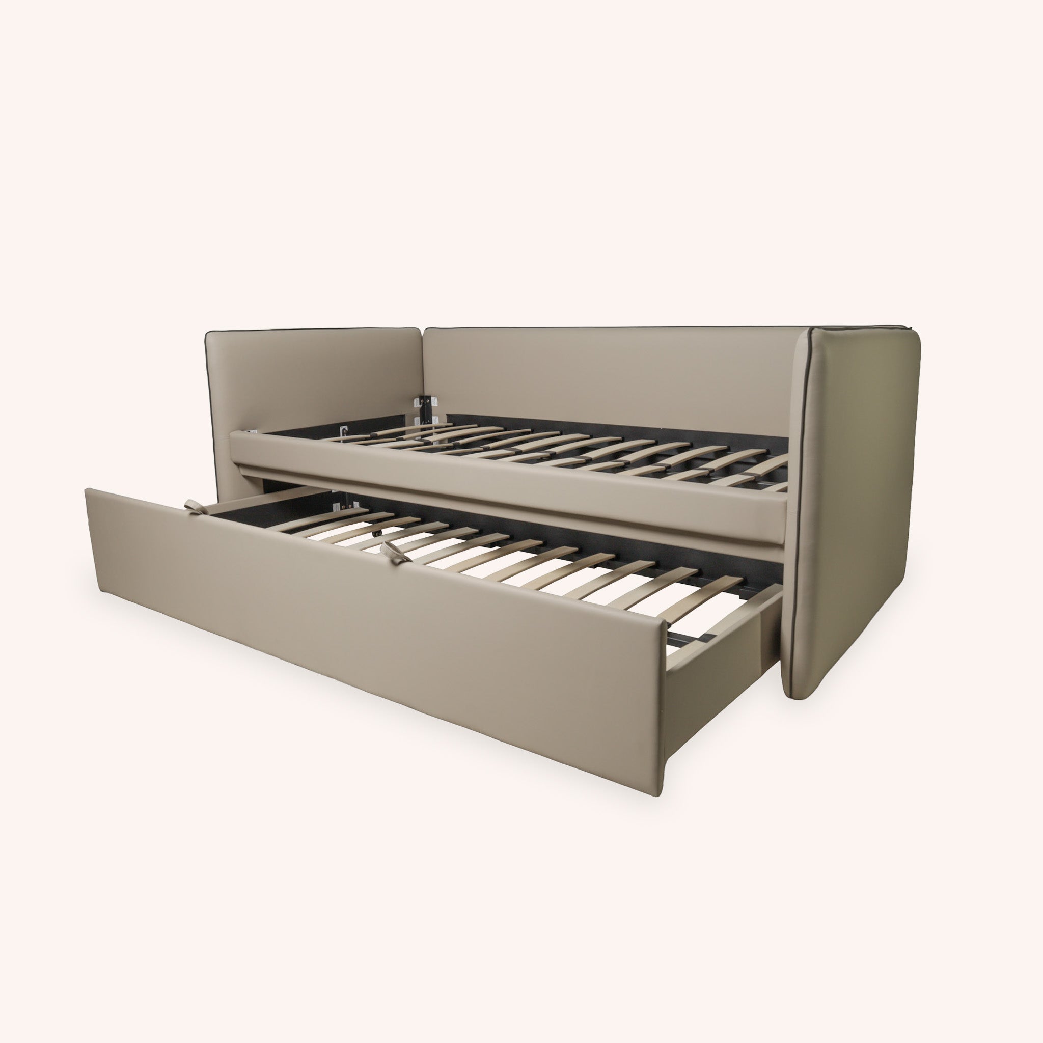 Cama Daybed Twin Andy - BEIGE Y GRIS