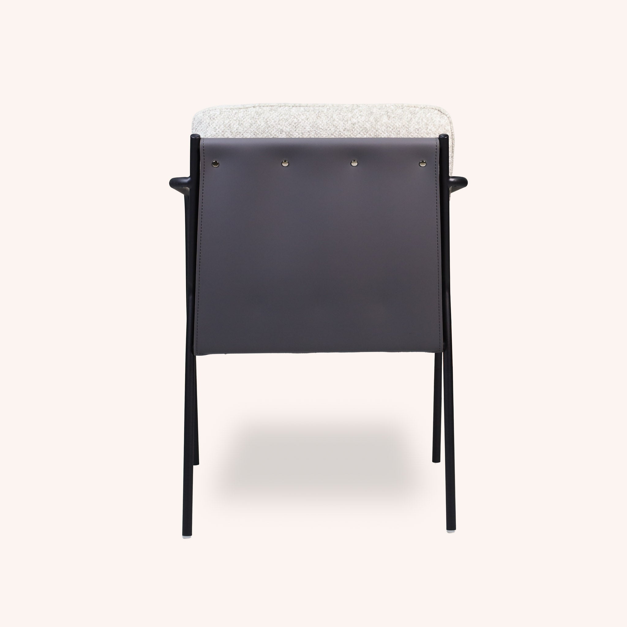 Silla de Comedor Steward - BLANCO/NEG
