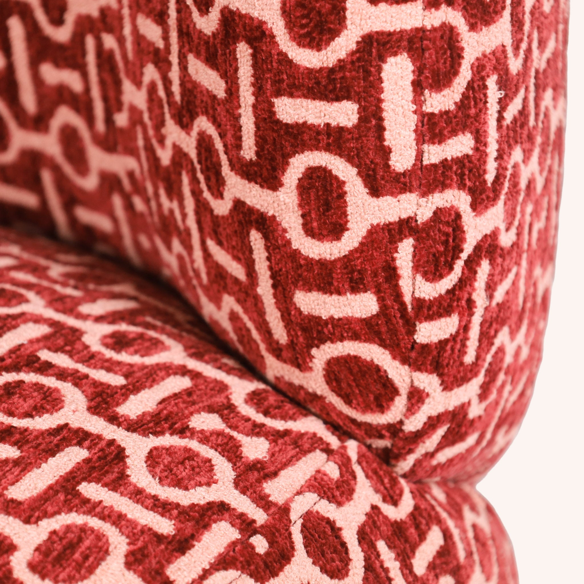 Poltrona Bini - ROJO/CREMA