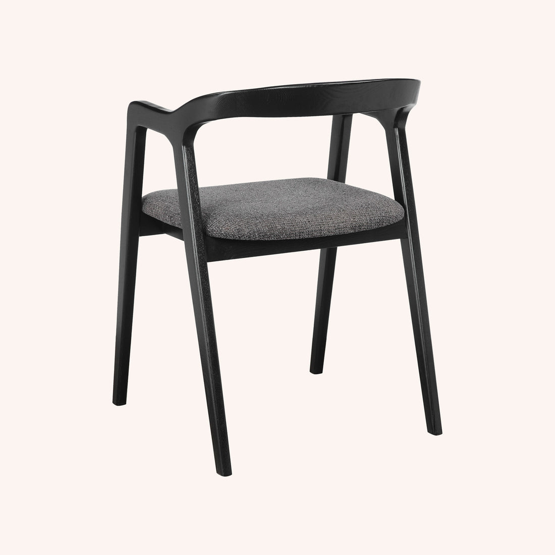 Silla de Comedor Pedro - GRIS Y NEGRO