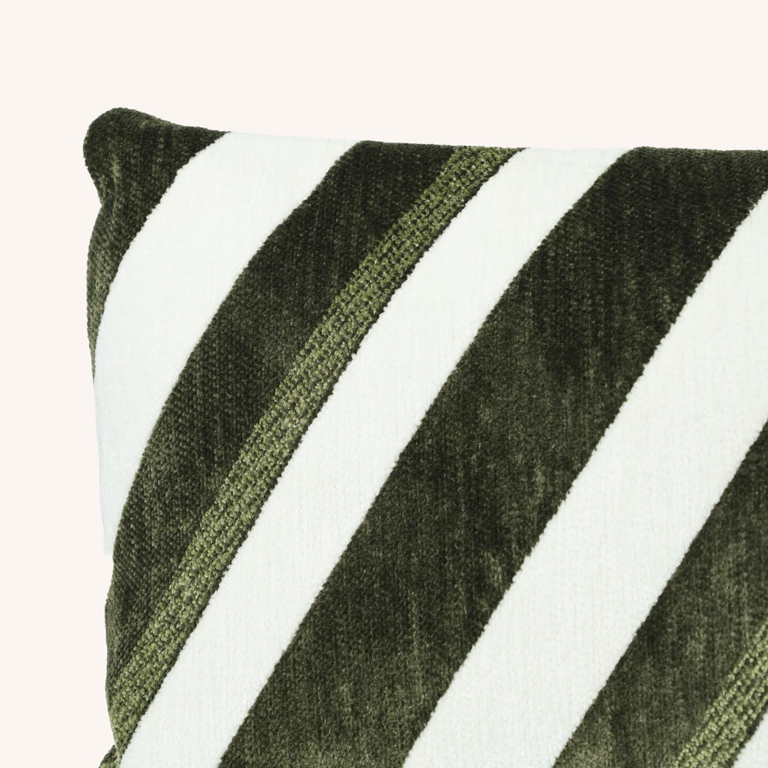 Cojín Rectangular Deondri - BLANCO Y VERDE