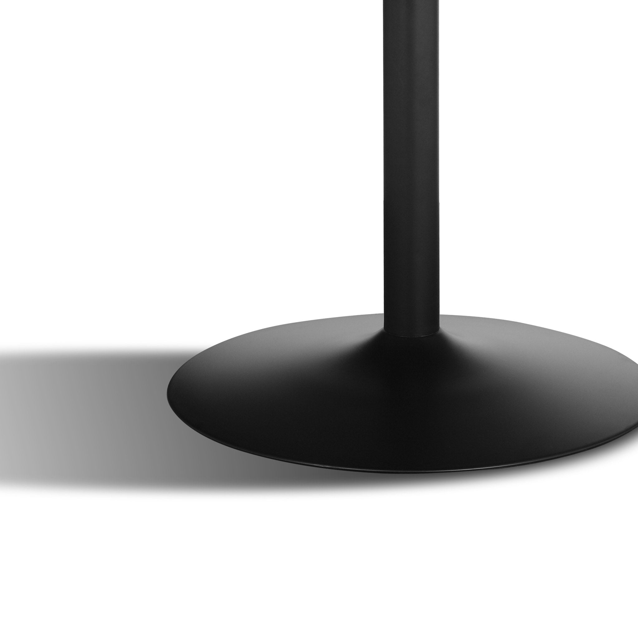 Mesa de Comedor Redonda Martini - GRIS Y NEGRO