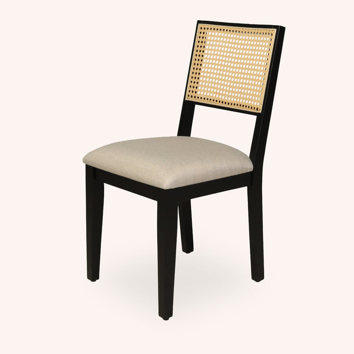 Silla de Comedor Gabe - NEGRO / NATURAL