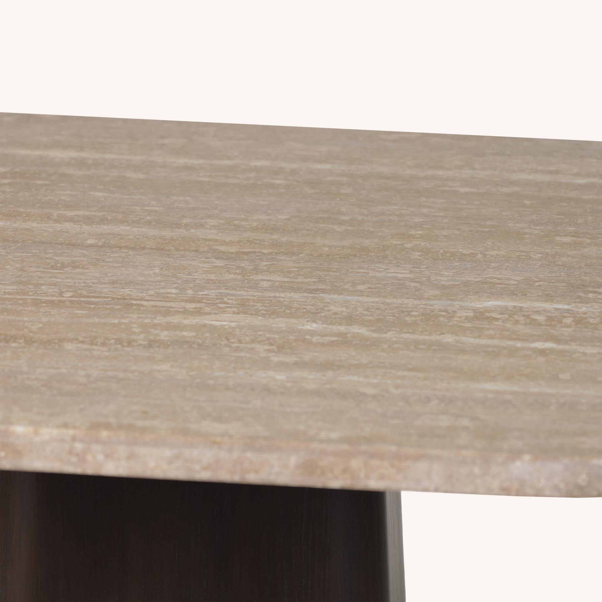 Mesa de Comedor Cuadrada Tapo - IVORY/CHARCOAL