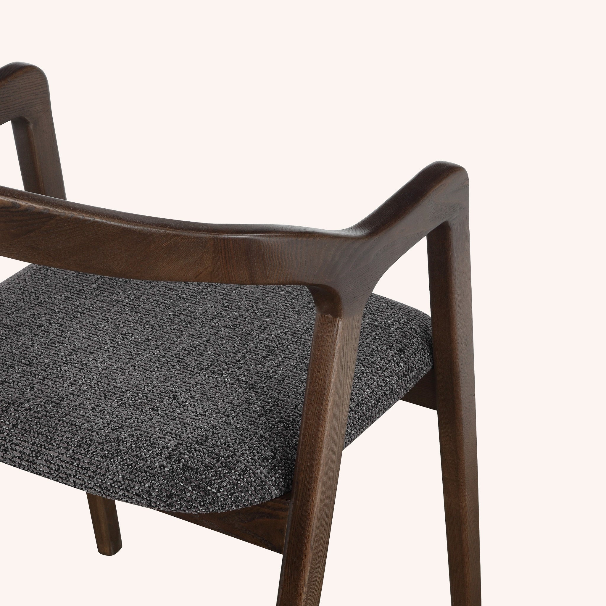 Silla de Comedor Pedro - GRIS Y CHOCOLATE