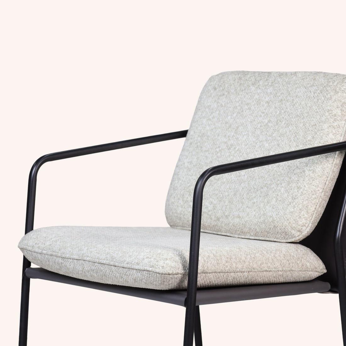 Silla de Comedor Steward - BLANCO/NEG