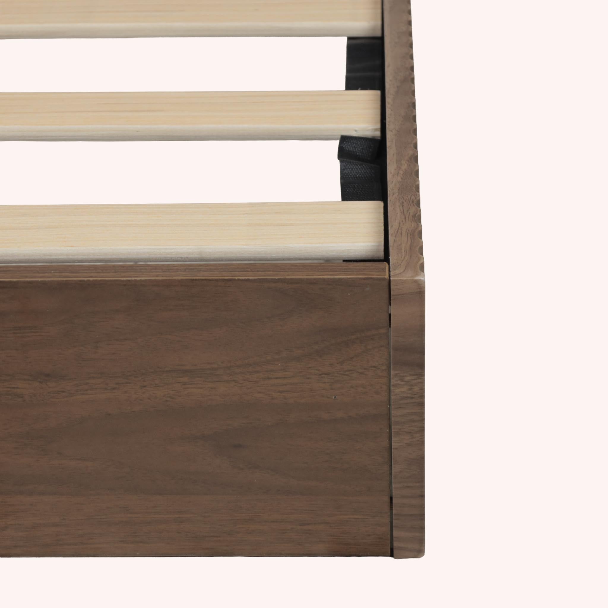 Base para Cama Twin Ebern - WALNUT