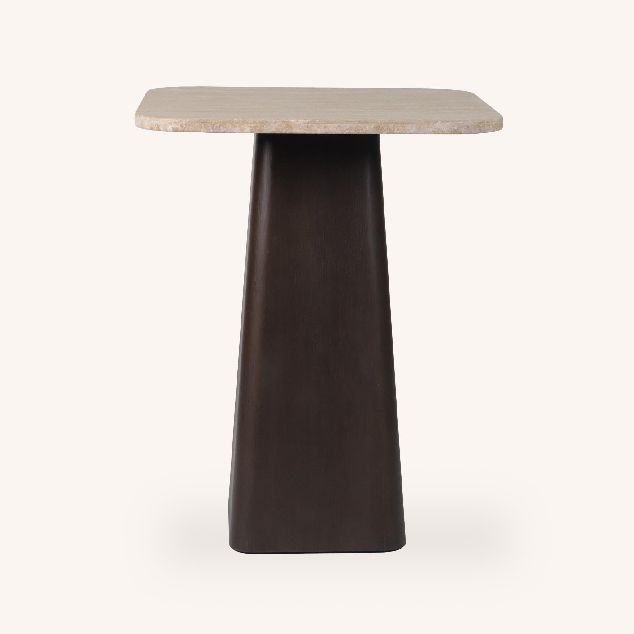 Mesa de Comedor Cuadrada Tapo - IVORY/CHARCOAL
