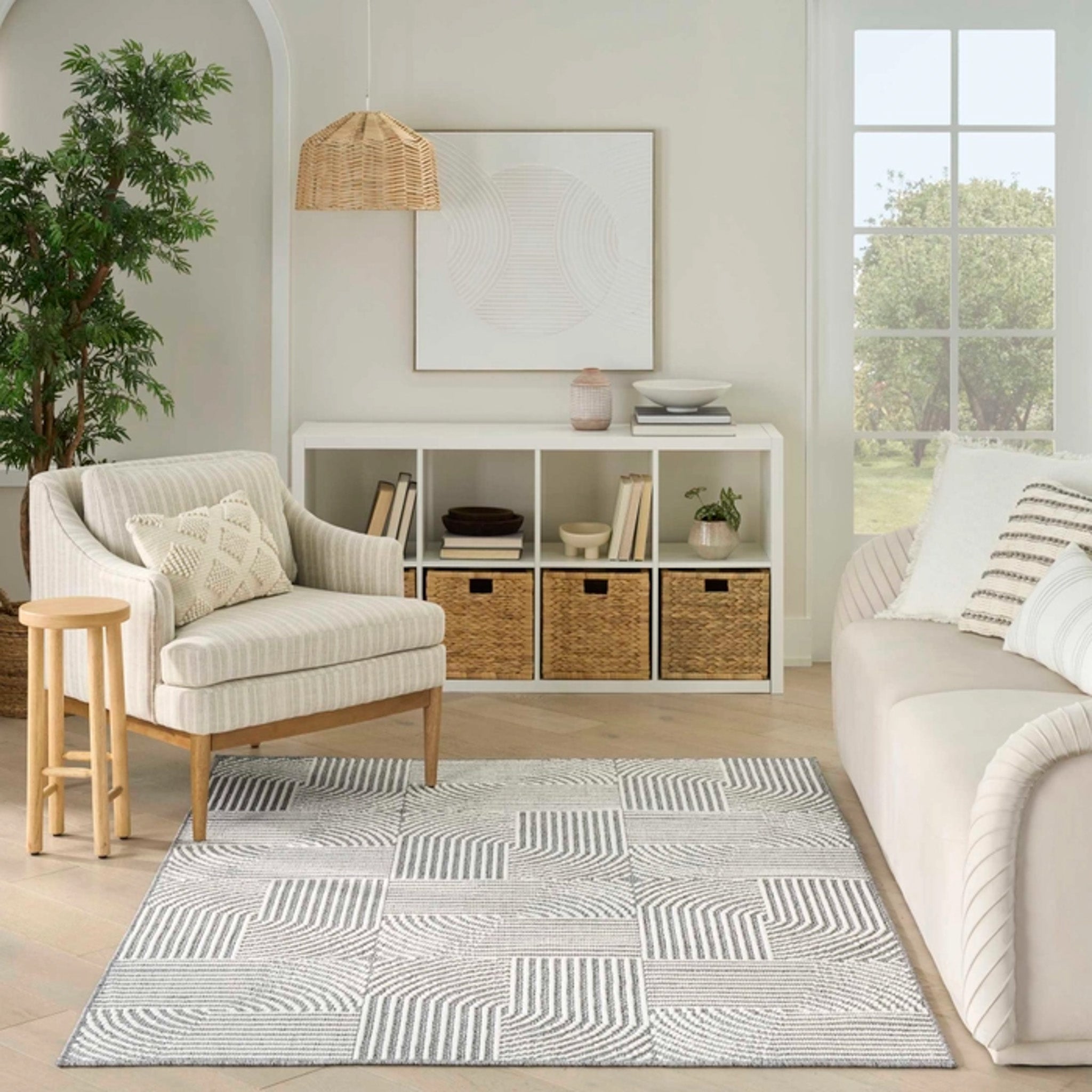 Alfombra Rectangular Texture - GRIS