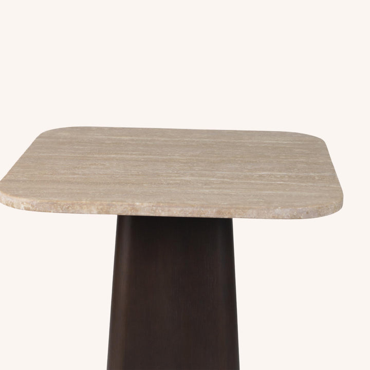 Mesa de Comedor Cuadrada Tapo - IVORY/CHARCOAL