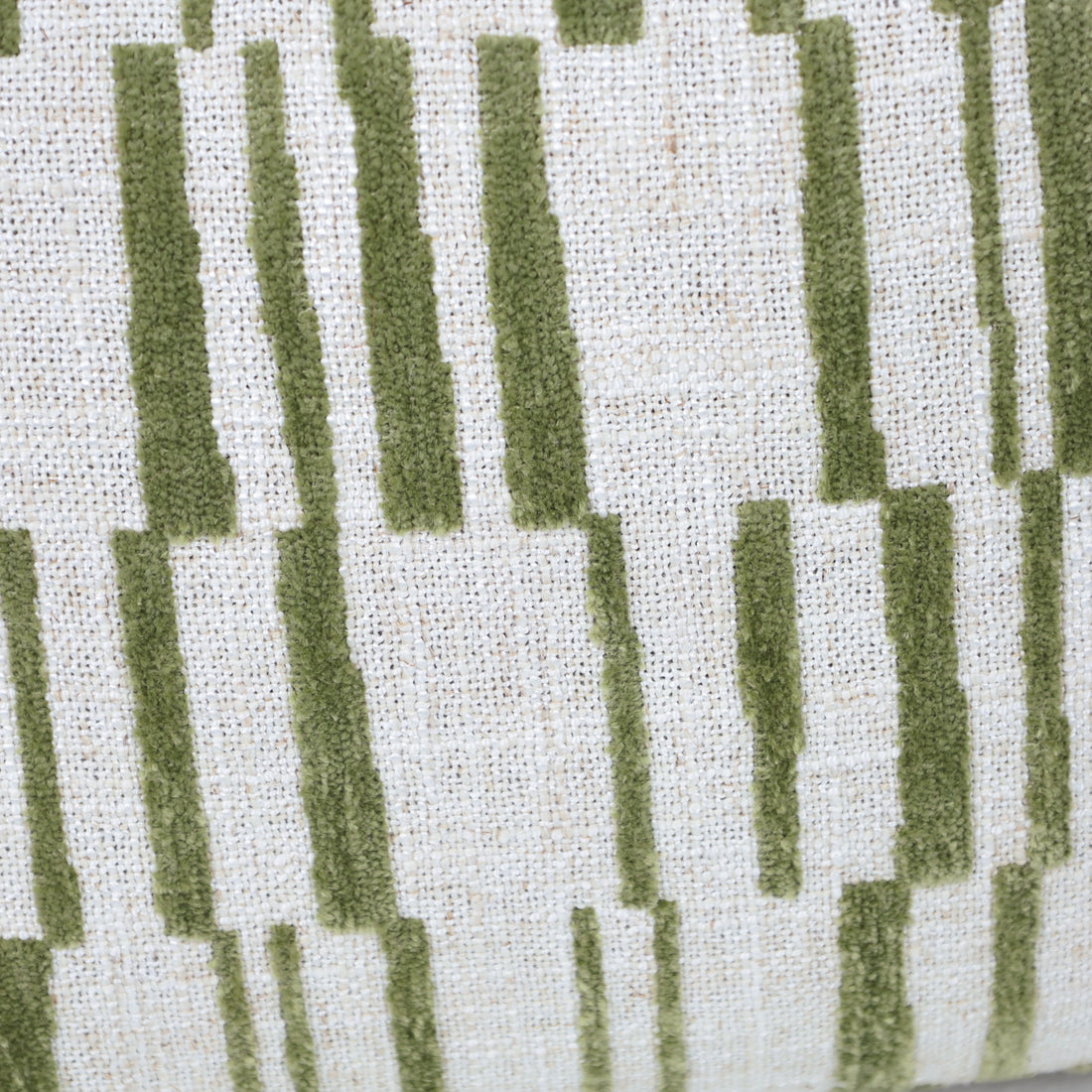 Cojín Rectangular Zanedin - IVORY Y VERDE