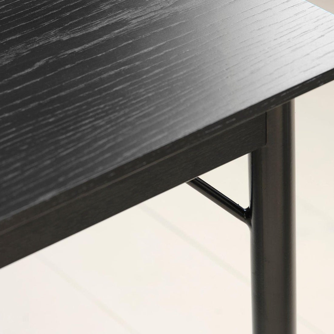 Mesa de Comedor Rectangular Savona - NEGRO - 1.4M